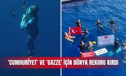 ’Cumhuriyet’ ve ’Gazze’ için dünya rekoru kırdı