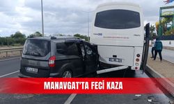 Manavgat'ta feci kaza