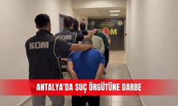 Antalya'da suç örgütüne darbe