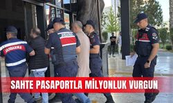 Sahte pasaportla milyonluk vurgun