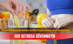 Sosyal medyadaki detoks tarifleri fayda yerine zarar verebiliyor; Her detoksa güvenmeyin