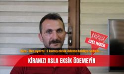 Kira-Der uyardı: 1 kuruş eksik ödeme tahliye sebebi... Kiranızı asla eksik ödemeyin