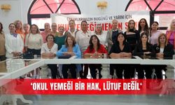 'Okul yemeği bir hak, lütuf değil'