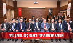 Vali Şahin, Göç İdaresi toplantısına katıldı
