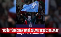 ‘Doğu Türkistan’daki zulme sessiz kalma!’