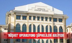 'Rüşvet' operasyonu şüphelileri adliyede
