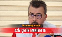 Gözaltı doğrulandı: Aziz Çetin Emniyette