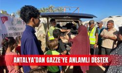 Antalya’dan Gazze’ye anlamlı destek