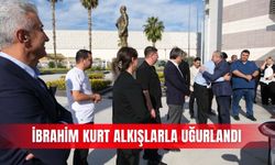 İbrahim Kurt alkışlarla uğurlandı