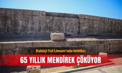 Kaleiçi Yat Limanı’nda tehlike: 65 yıllık mendirek çöküyor