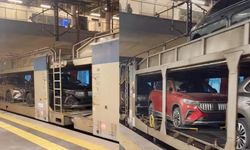 Sipariş edilen TOGG otomobilleri trenle Avrupa’ya gidiyor