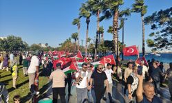 Binlerce Antalyalı  Gazze için yürüdü