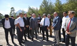 Vali, Kaymakam ve Başkan incelemede