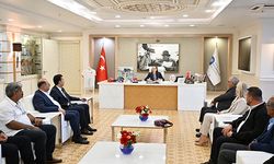 Muhtarlar Başkan Vekili Özdemir'i ziyaret etti