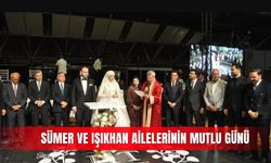 Sümer ve Işıkhan ailelerinin mutlu günü