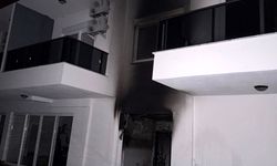 Alanya'da sitede yangın