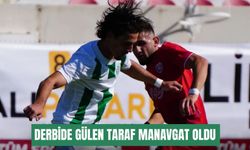 Antalya derbisinde gülen taraf Manavgat oldu