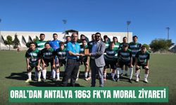 Eyyüp Oral’dan Antalya 1863 FK’ya moral ziyareti