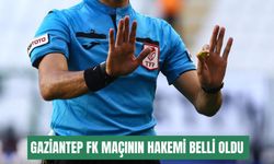 Gaziantep FK - Antalyaspor maçının hakemi belli oldu