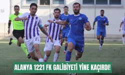 Alanya 1221 FK galibiyeti yine kaçırdı!