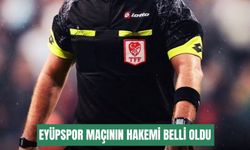 Eyüpspor-Antalyaspor maçının hakemi belli oldu