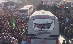 Filistinli mahkumlar Gazze Şeridi’nde