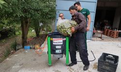 Büyükşehirden üreticiye ceviz soyma makinesi