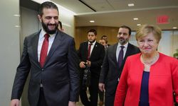 Suriye Devlet Başkanı eş-Şara, IMF Genel Merkezi'ni ziyaret etti