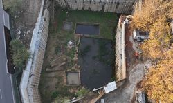 Tarih fışkıran kazı alanı göle döndü