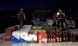 Marmaris açıklarında kaçakçılık operasyonu