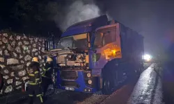 Erken müdahale kamyonu yanmaktan kurtardı