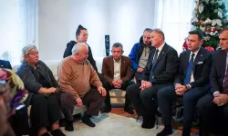 Özgür Özel'den, şehit Gökhan Korkmaz'ın ailesine taziye ziyareti