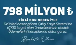Çiftçilerin zirai don desteği hesaplara yatırıldı