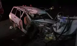 Alkollü sürücünün kullandığı otomobil elektrik direğine çarptı