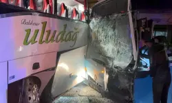 Tekirdağ'da 2 otobüs çarpıştı; 9 yaralı