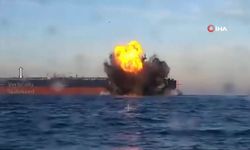 Karadeniz’deki geminin vurulma anı ortaya çıktı