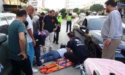 Manavgat'ta ptomobilin çarptığı yaya ağır yaralandı