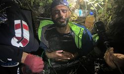 Falezlerden düştü, itfaiye ve AFAD kurtardı