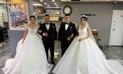 Aynı yaştaki kardeşler, aynı yaştaki gelinlerle, aynı anda dünya evine girdi