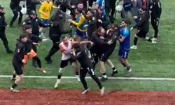 Artvin'de futbol sahası ringe döndü