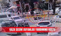 Kaza sesini duyanlar yardımına koştu