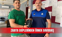 Zabıta ekiplerinden örnek davranış