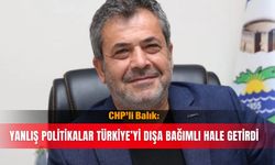CHP’li Balık: Yanlış politikalar Türkiye’yi dışa bağımlı hale getirdi