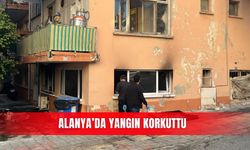 Alanya’da yangın korkuttu