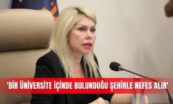 'Bir üniversite içinde bulunduğu şehirle nefes alır'