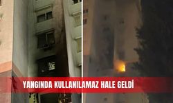 Yangında kullanılamaz hale geldi