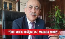‘Yönetmelik değişmezse masada yokuz’