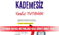 Tutanak hatası milyonlara kısa süreli umut yaşattı