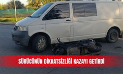 Sürücünün dikkatsizliği kazayı getirdi