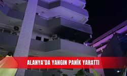 Alanya’da yangın panik yarattı